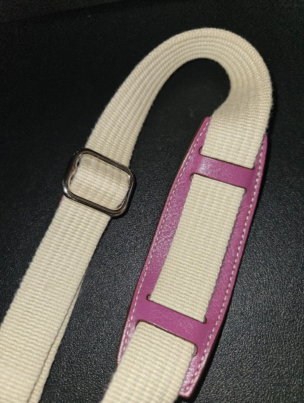 Vintage Y2K Coach Signature Canvas Swingpack Purple Crossbody Bag